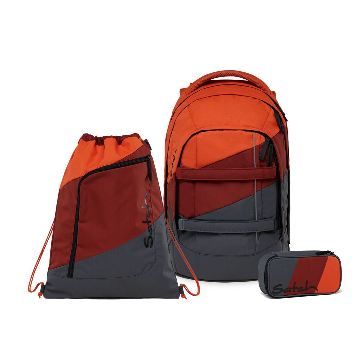 Satch Pack Fire Up NOW OR NEVER Special Edition Schulrucksack Set 3tlg.