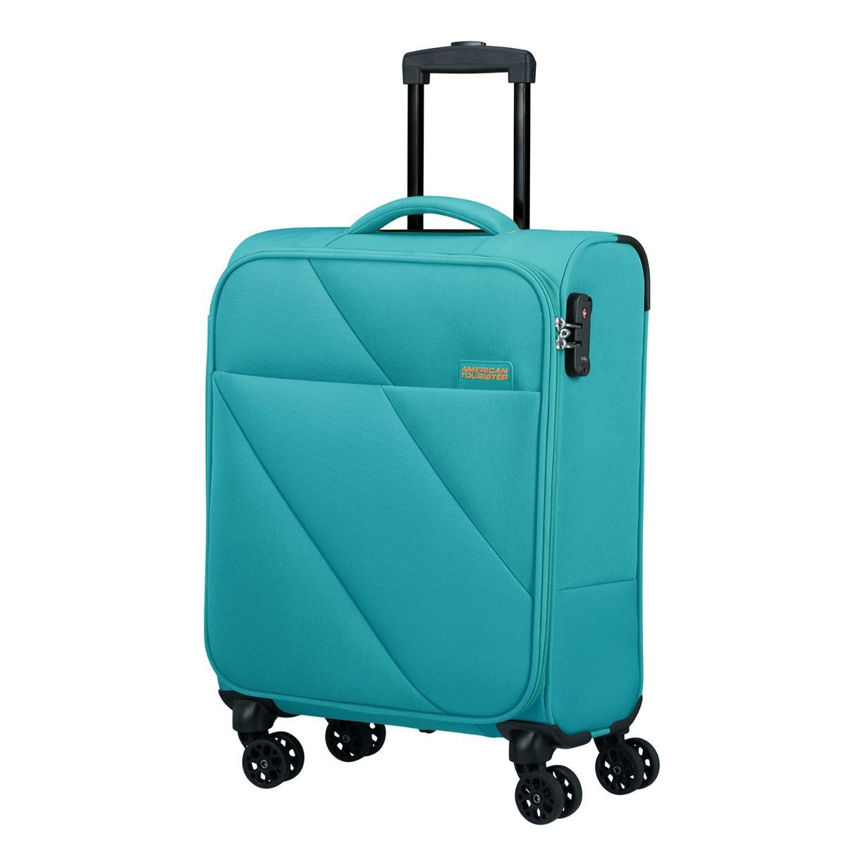 American Tourister Sun Break Blau 4 Doppelrollen Trolley S 55 cm