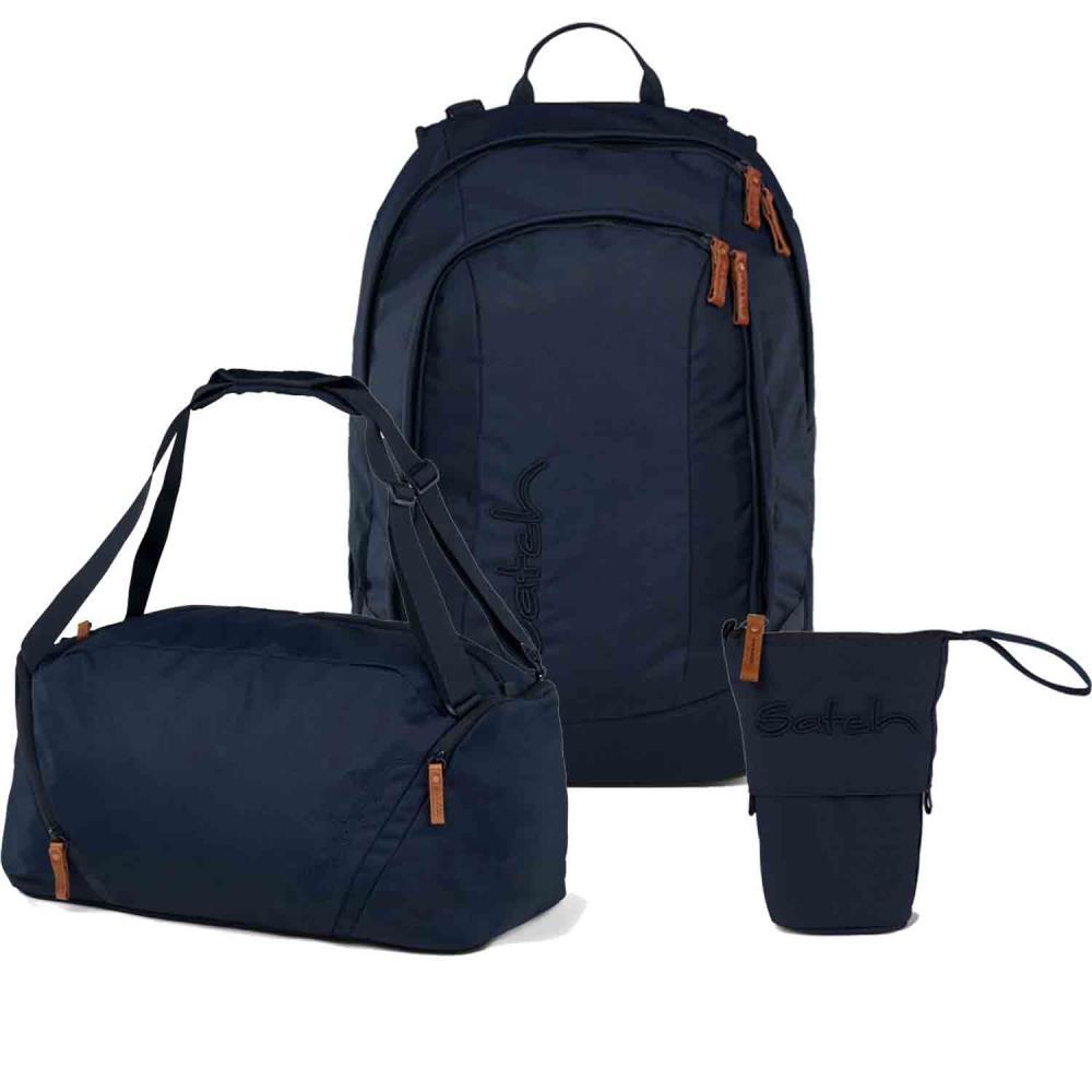 Satch Air Nordic Blue Skandi Pencil Slider Edition Schulrucksack 3tlg.