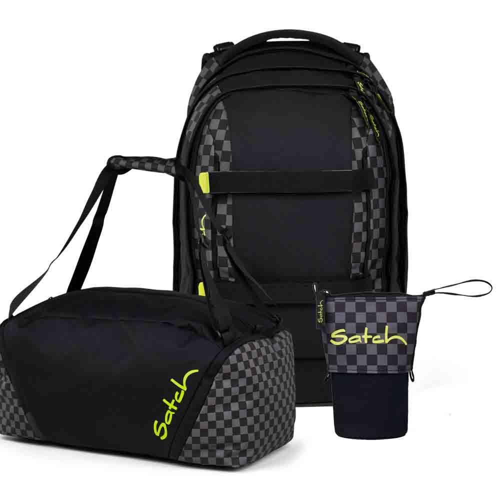 Satch Pack Dark Skate Pencil Slider Edition Schulrucksack Set 3tlg.