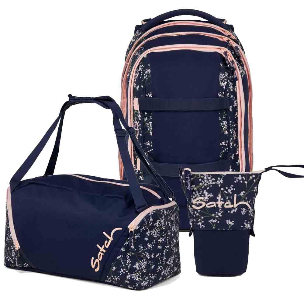 Satch Pack Bloomy Breeze Pencil Slider Edition Schulrucksack Set 3tlg.