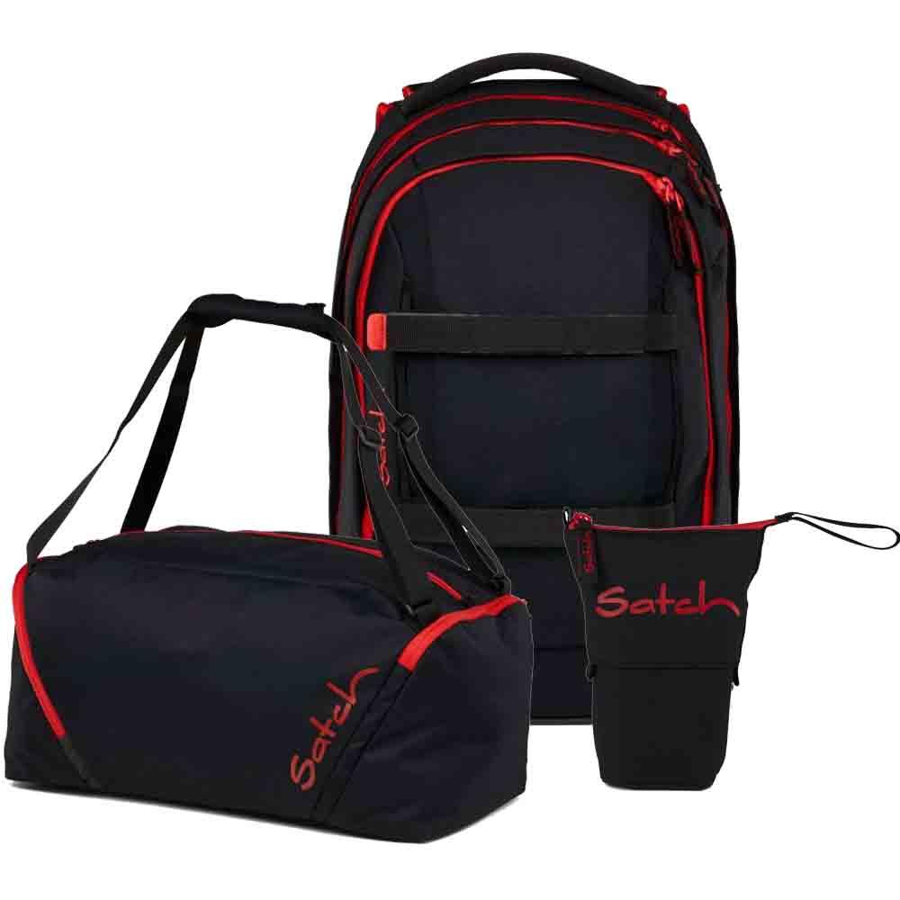 Satch Pack Fire Phantom Pencil Slider Edition Schulrucksack Set 3tlg.