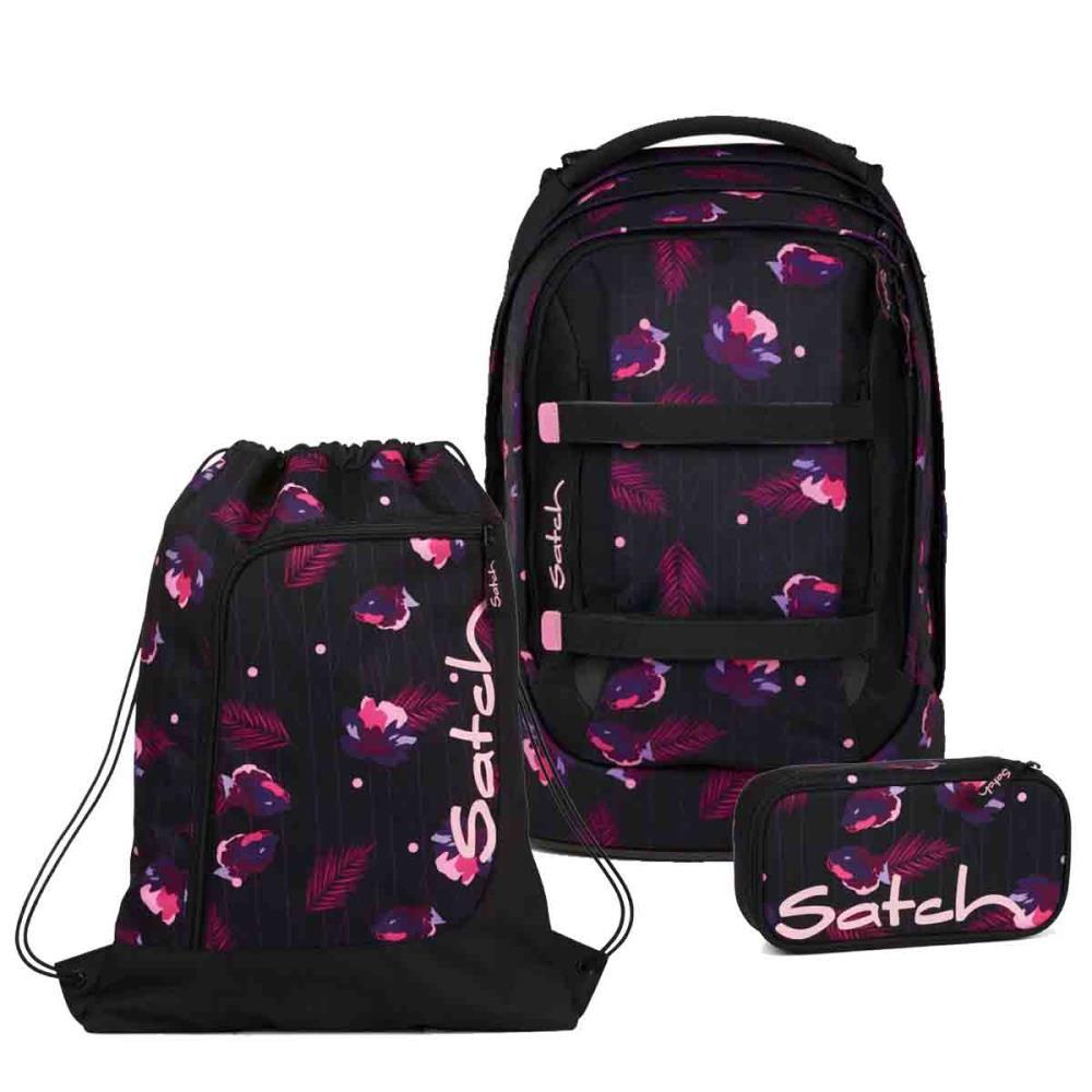 Satch Pack Mystic Nights Schulrucksack Set 3tlg.