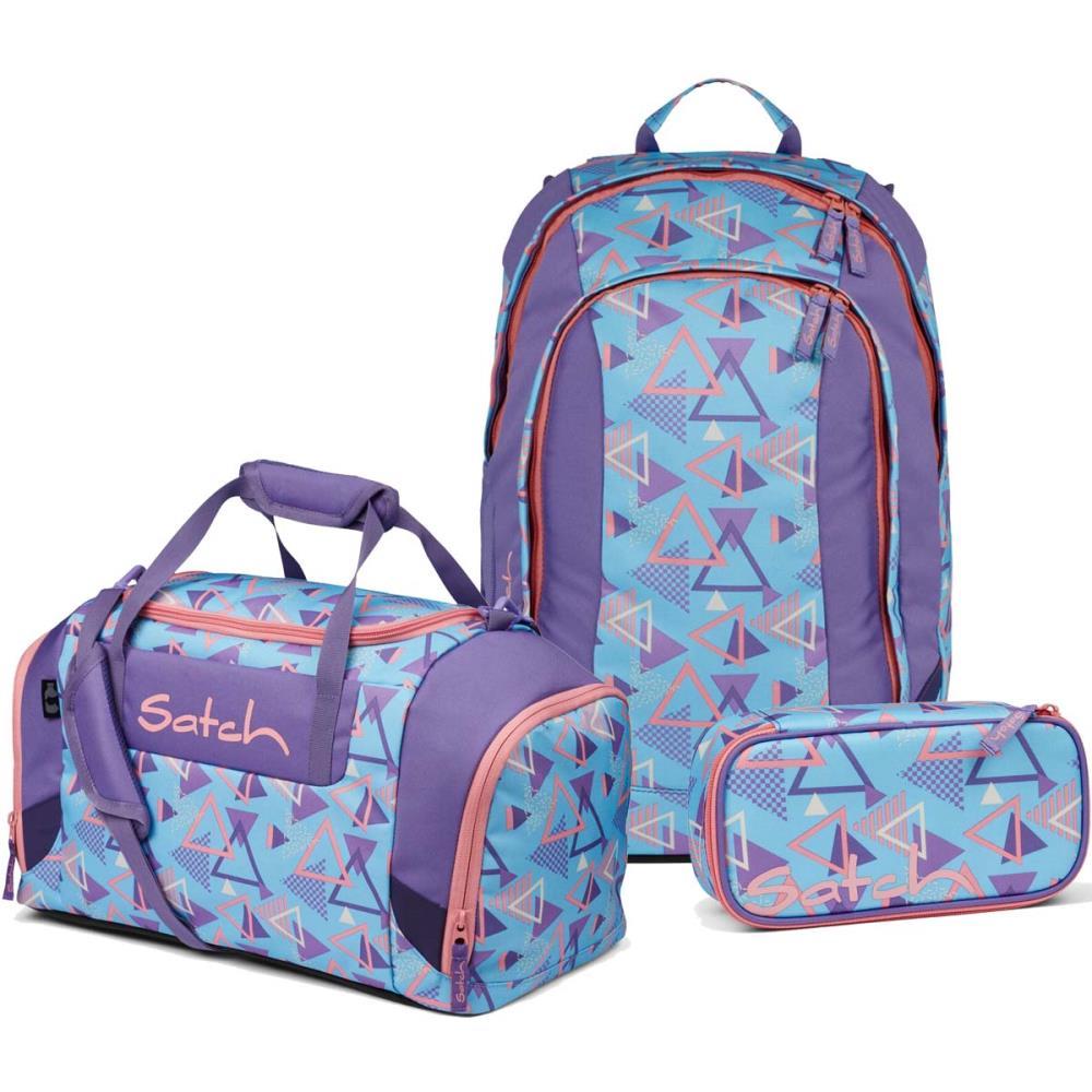 Satch Air 80s Dance Schulrucksack Set 3tlg.