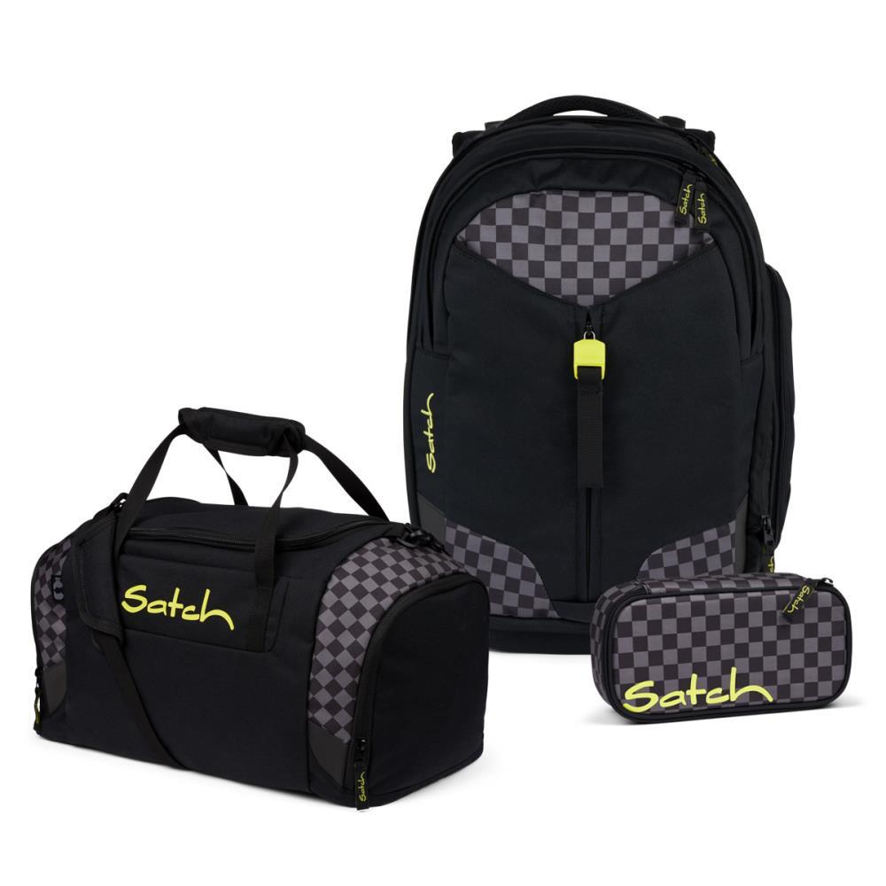 Satch Match Dark Skate Schulrucksack Set 3tlg.