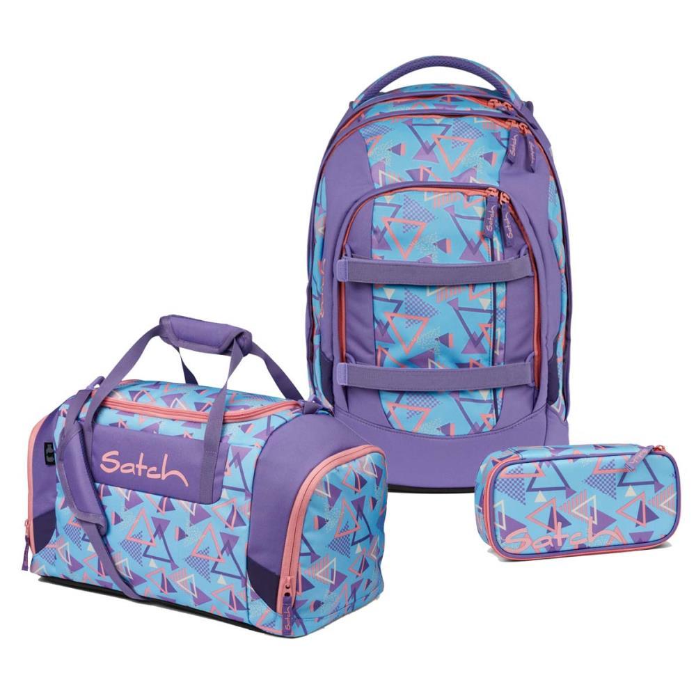 Satch Pack 80s Dance Schulrucksack Set 3tlg.