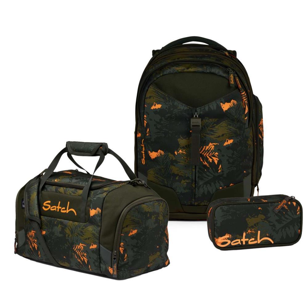 Satch Match Jurassic Jungle Schulrucksack Set 3tlg.