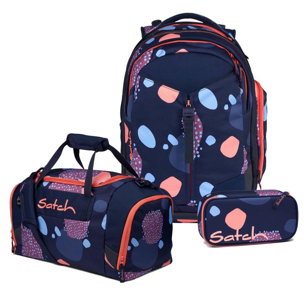 Satch Match Coral Reef Schulrucksack Set 3tlg.