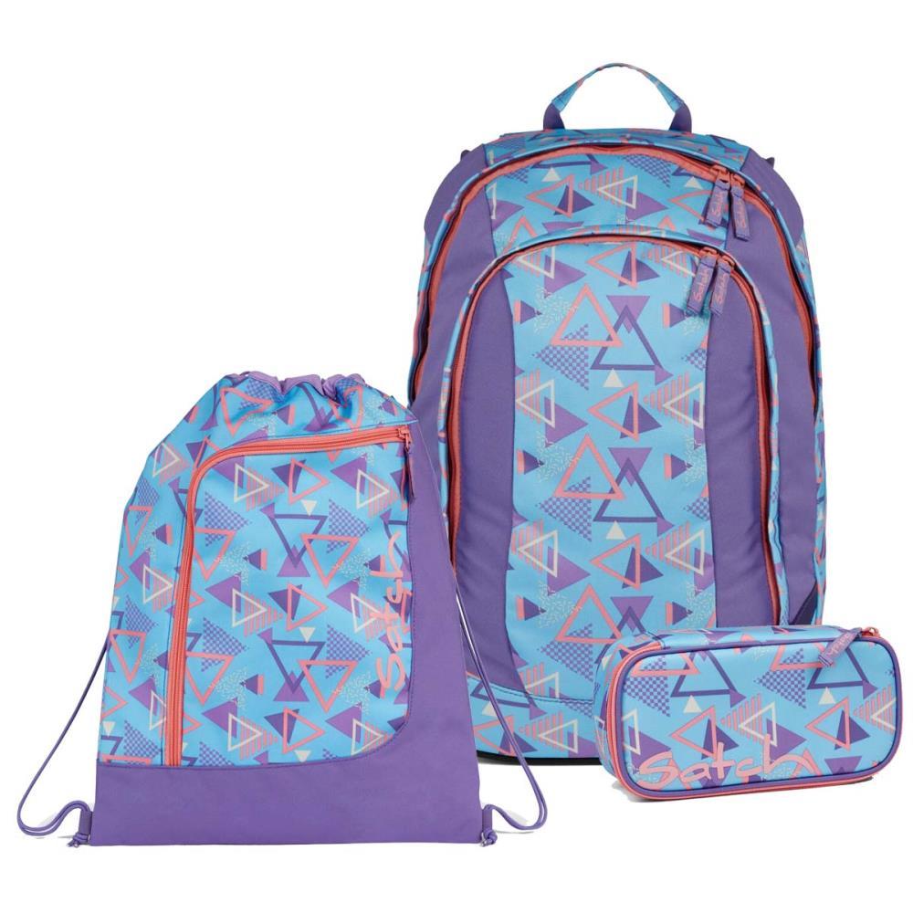 Satch Air 80s Dance Schulrucksack Set 3tlg.