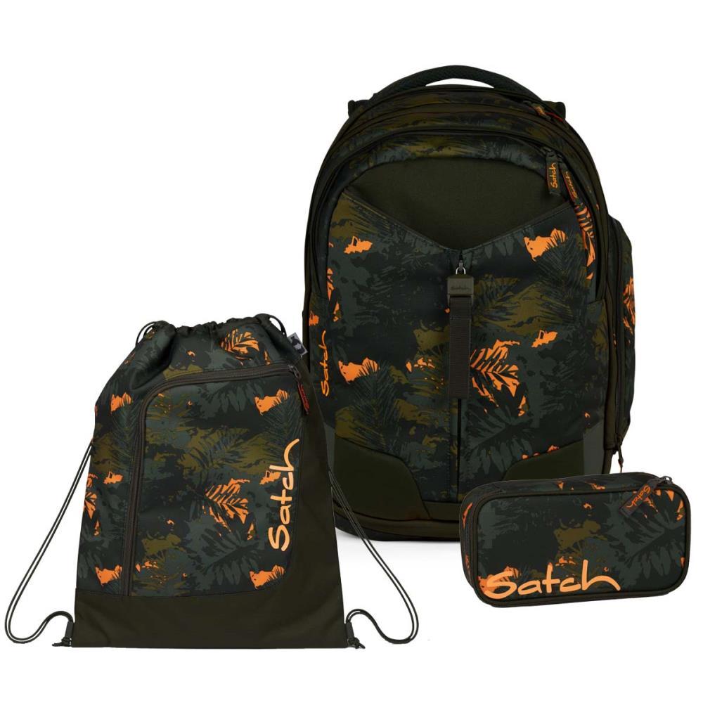 Satch Match Jurassic Jungle Schulrucksack Set 3tlg.