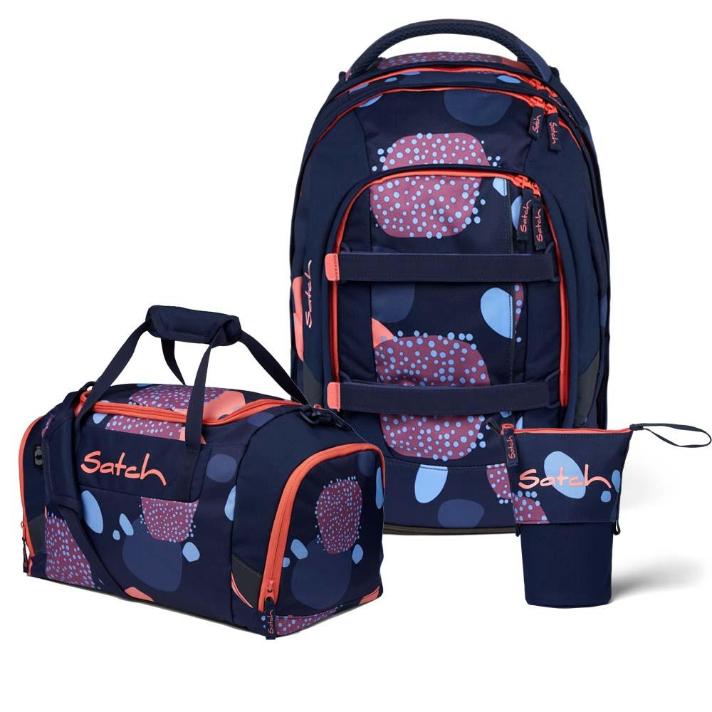 Satch Pack Coral Reef Pencil Slider Edition Schulrucksack Set 3tlg.