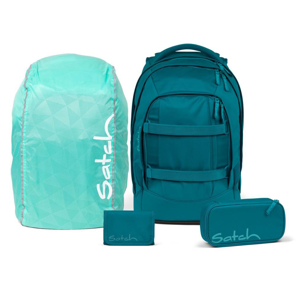 Satch Pack Deep Petrol Streetwalk Edition Schulrucksack Set 4tlg.