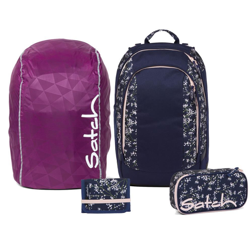 Satch Air Bloomy Breeze Streetwalk Edition Schulrucksack Set 4tlg.