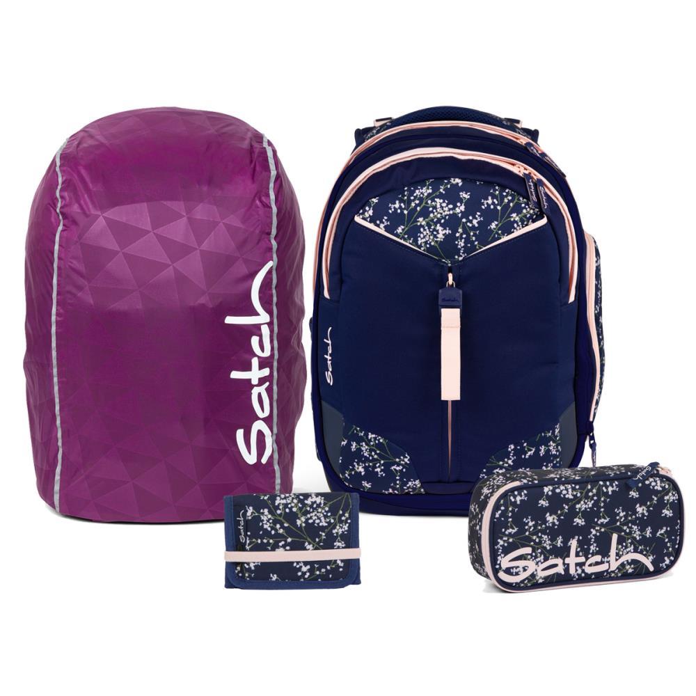 Satch Match Bloomy Breeze Streetwalk Edition Schulrucksack Set 4tlg.