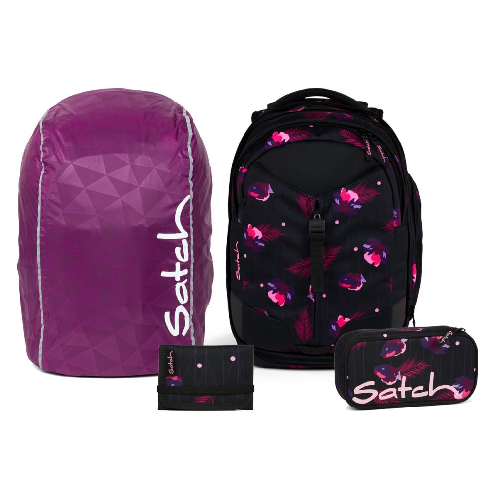 Satch Match Mystic Nights Streetwalk Edition Schulrucksack Set 4tlg.