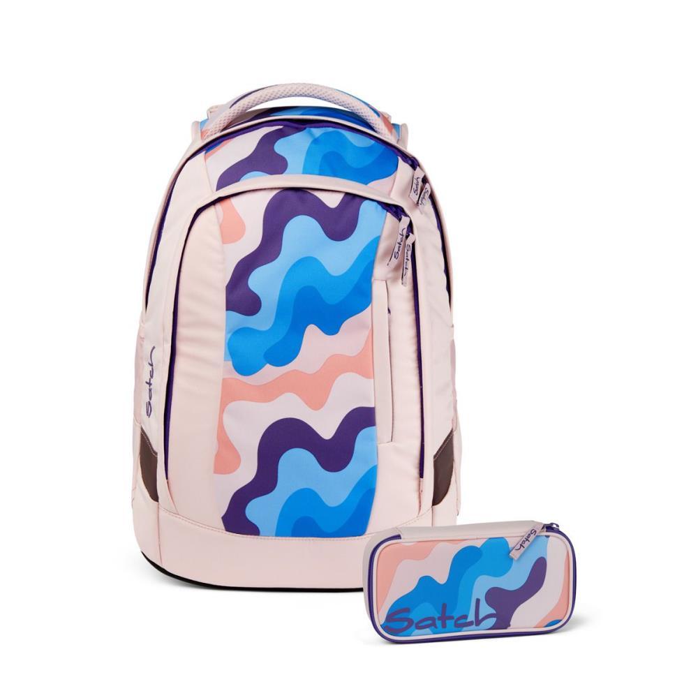 Satch Sleek Candy Clouds Schulrucksack Set 2tlg.