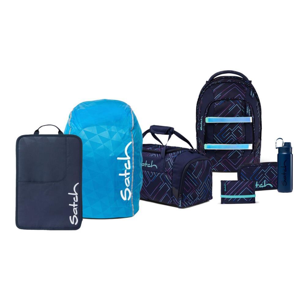 Satch Pack Purple Laser Kollektor Edition Schulrucksack Set 7tlg.