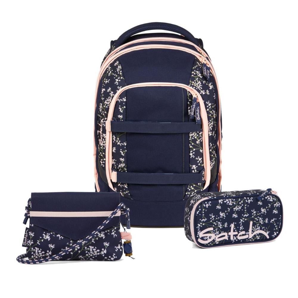 Satch Pack Bloomy Breeze Beauty & The School Edition Schulrucksack Set 3tlg.