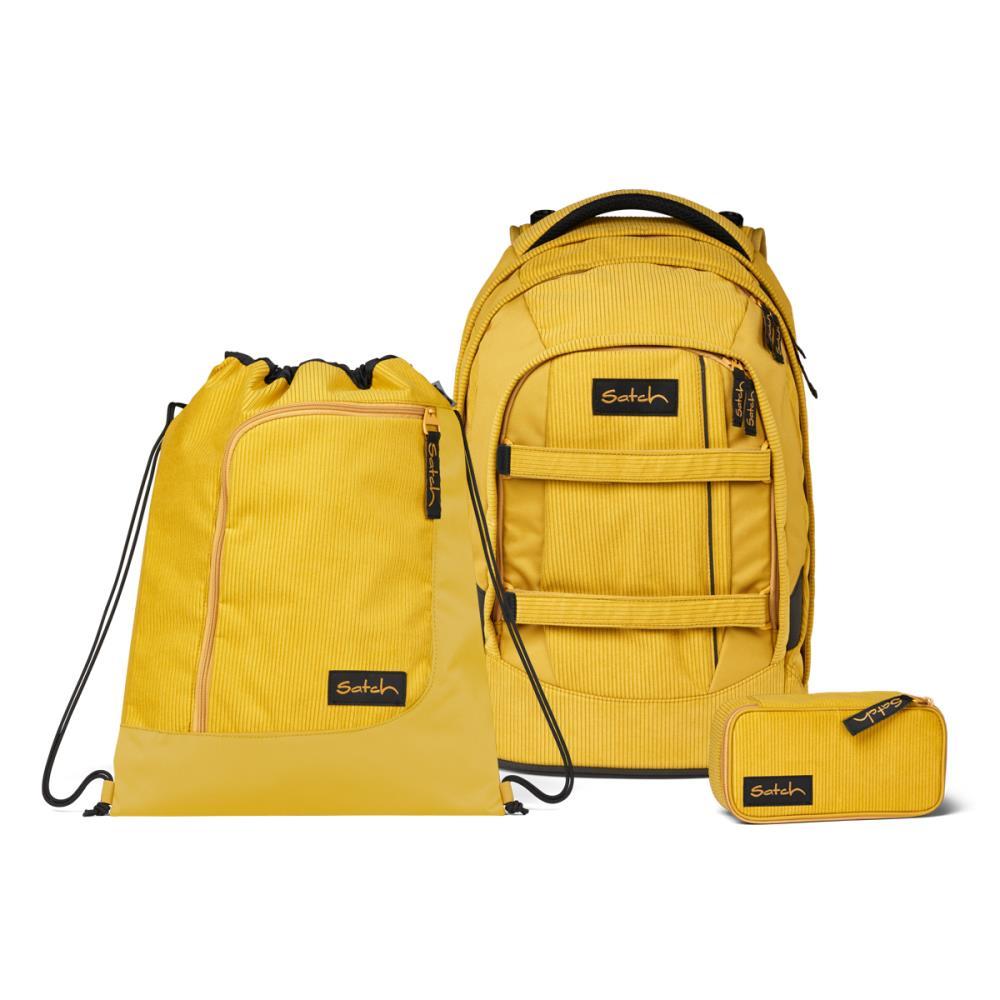 Satch Pack Retro Honey Special Edition Schulrucksack Set 3tlg.