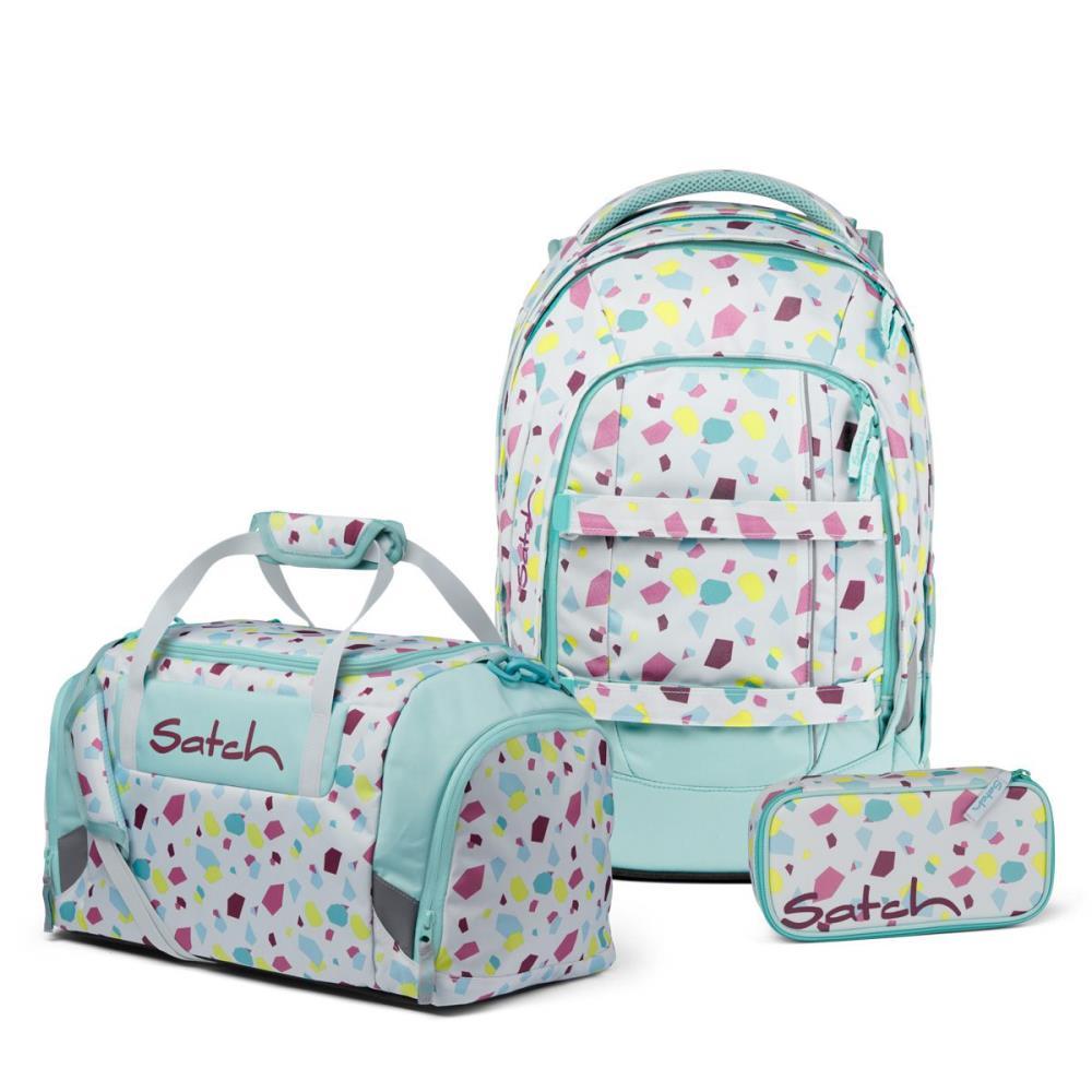 Satch Pack Dreamy Mosaic Schulrucksack Set 3tlg.