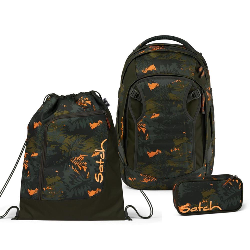 Satch Match Jurassic Jungle Schulrucksack Set 3tlg.