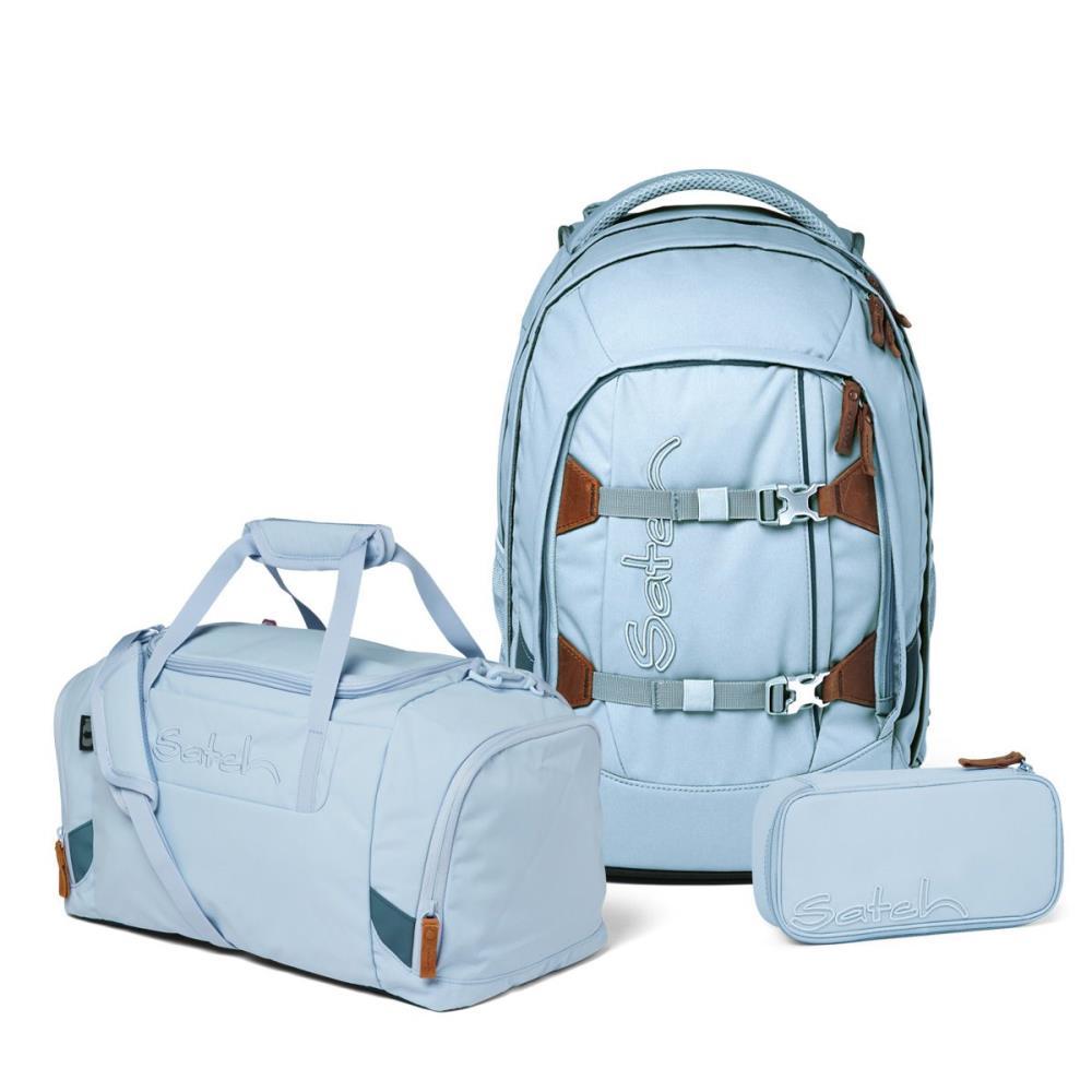 Satch Pack Nordic Ice Blue Skandi Edition Schulrucksack Set 3tlg.