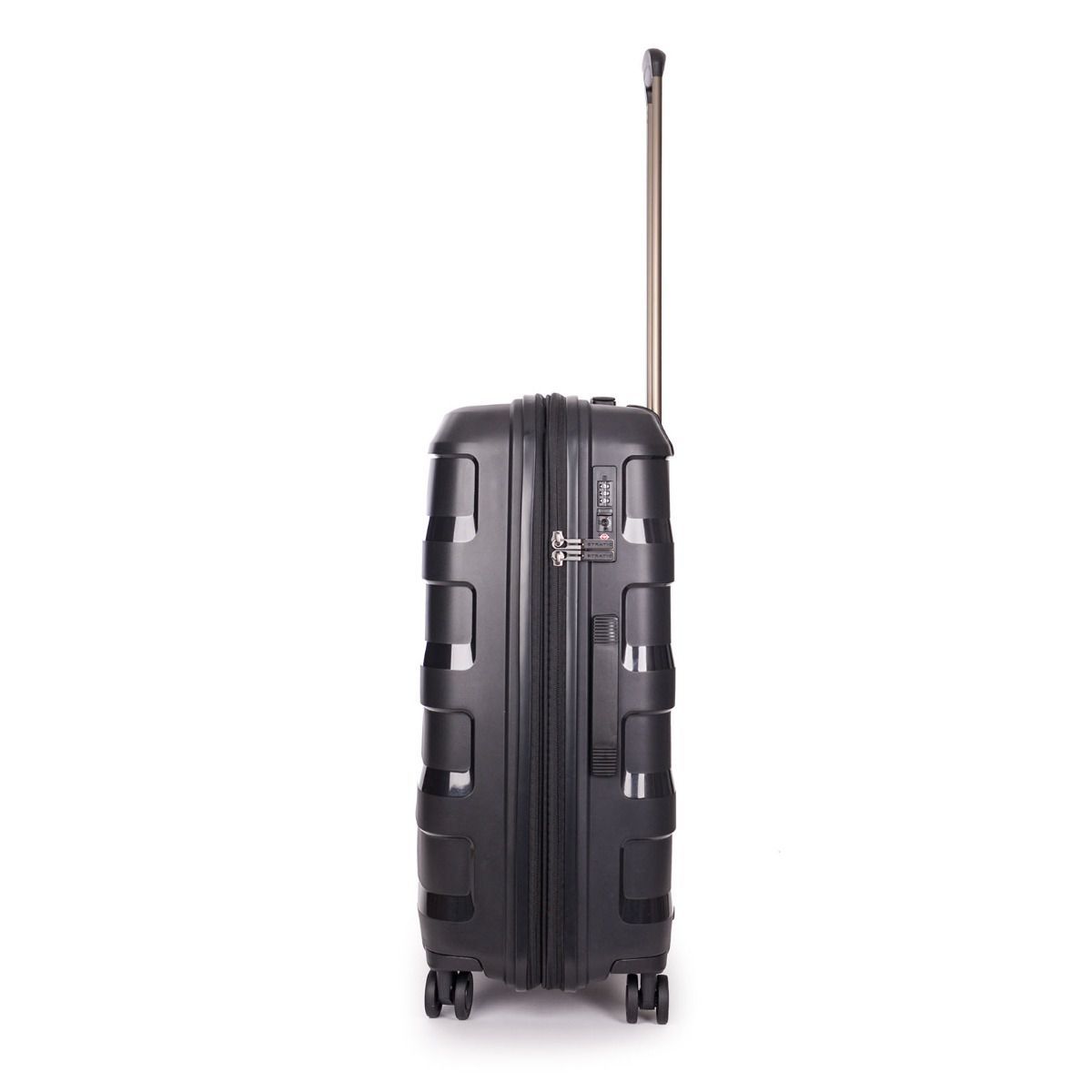 Stratic Straw + Black 4-Rollen Trolley M 65 cm