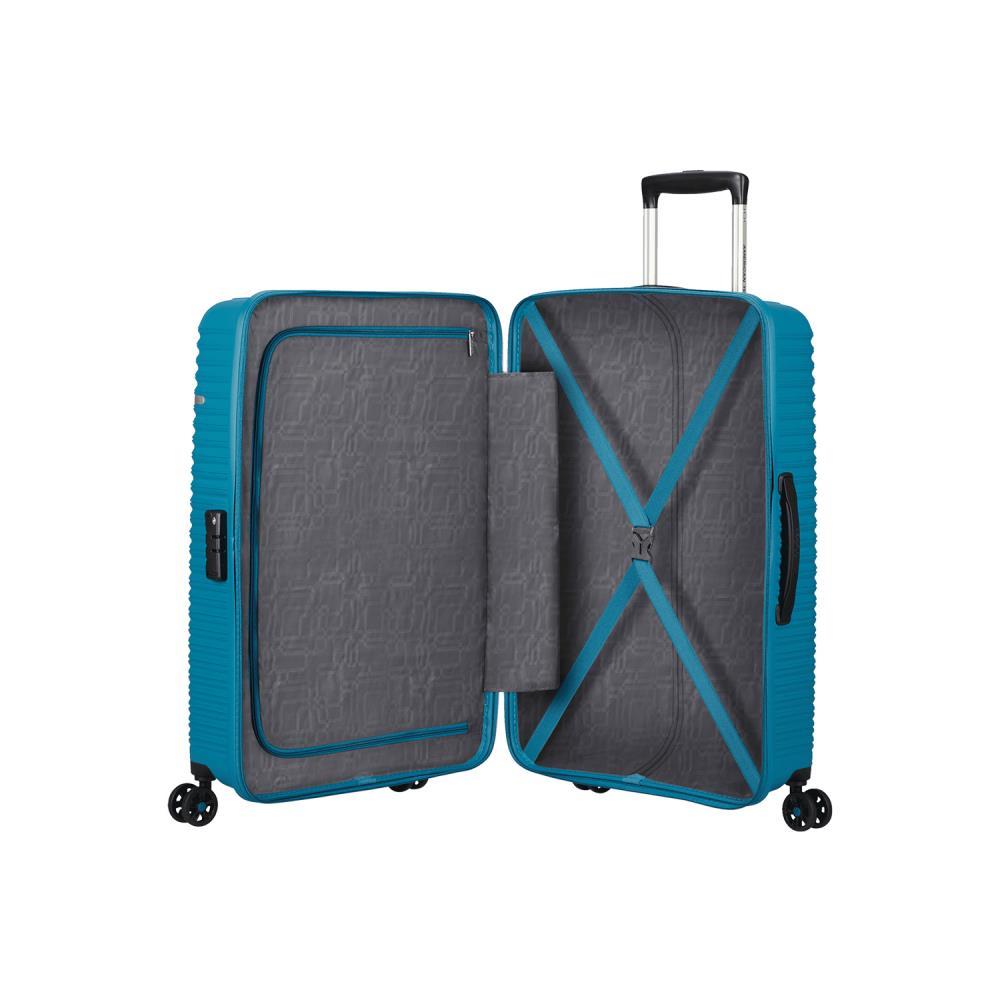 American Tourister Liftoff Surf Teal 4-Rollen M 67cm