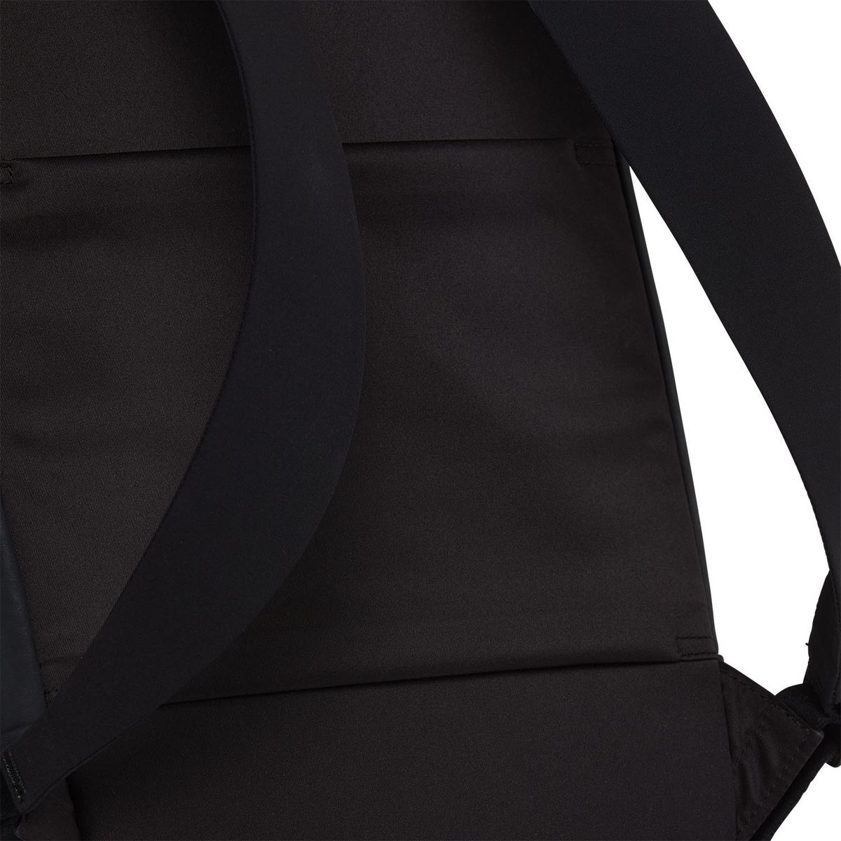 SALZEN Sleek Line Leather Daypack Backpack Charcoal Black